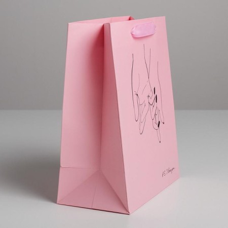 Gift laminated vertical, packaging, I love you, ms 18 x 23 x 10 cm-1