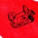 Apron for creativity "Racing Machine", the color is red, 42 × 63 cm