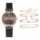 Women's gift set Rinnady 5 in 1: Watch and 4 bracelets