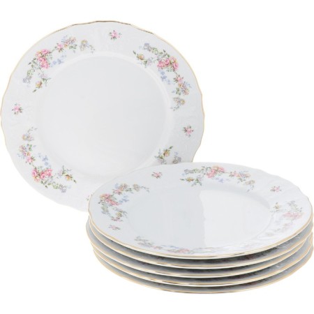 Small plate bernadotte, decor "Wild rose, gold laying", 25 cm