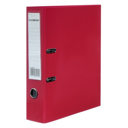 PAPKA-registrar A4 75mm Calligrata laminated, light cherry-1