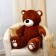 Soft toy "Bear" with a red bow, 90 cm