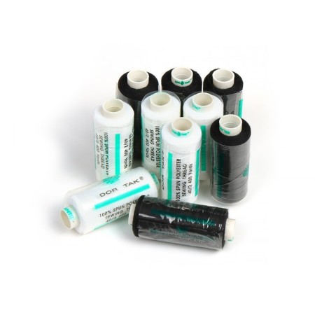 Thread Dor Tak 40/2, 400 Yard, Assorted Color: White, Black, 10 pcs in the UP.-3