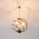 Sorrel chandelier, 3x60W E14, black color