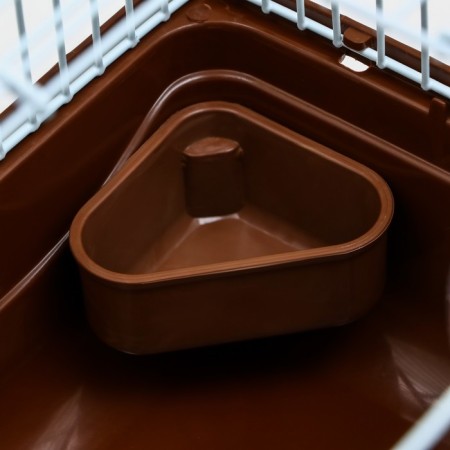 The cage for rodents "Pigzon", 31 x 24 x 17 cm, brown-6