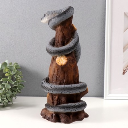 New Year's piggy bank "Snake on the stump" 33 x 14 x 15 cm-4