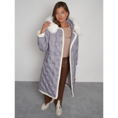 Coat insulated winter female, size 54, color gray-20