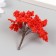 Artificial plant for creativity plastic "red maple" 6x7.3 cm