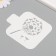 Plastic stencil "Dandelion", 9x9 cm