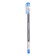 Gel handle "Crystal" 0.38 mm, blue, the case is transparent, sunbathered, needle writing node