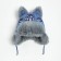 Hat for the boy "Tuck", the color is gray-blue, size 50