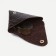 Case for coins/headphones on the button, brown color