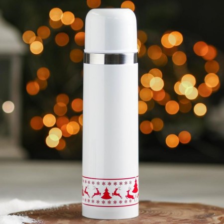 The set "Happy New Year" :: thermos 500 ml, a mug 200 ml, 2 pcs.-4