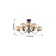 Grana chandelier, 8x40W E14, black color