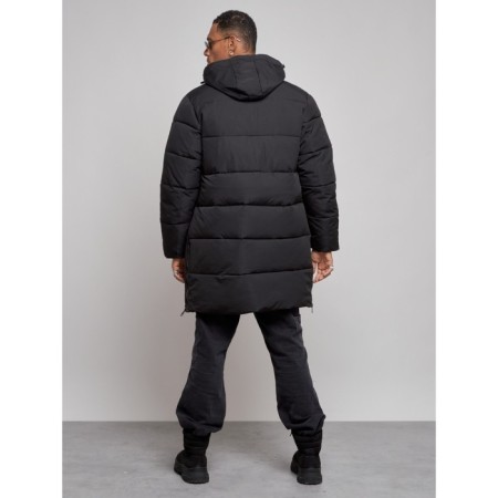 Extensive male winter park, size 56, black color-3