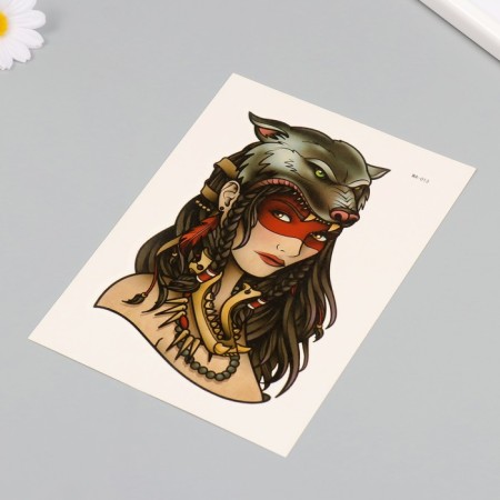 Tattoo on the body color "recognized" 26.1x14.6 cm-2