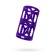 Toyfa A-Toys penis, silicone, purple color, 7.5 cm