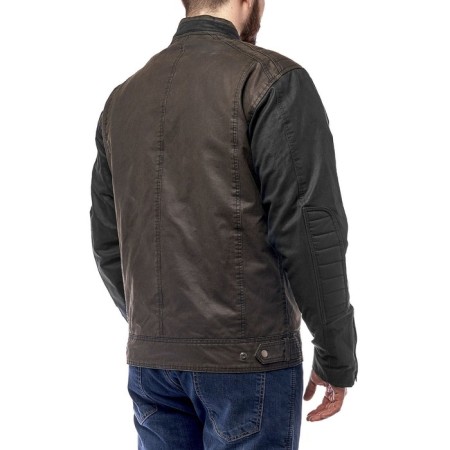 Tango Wax jacket, olive, black, xxxl-2