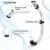 ONLYTOP snorkeing tube, white color
