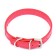 A collar with rows of 4 rows and rhinestones on a buckle, 38 x 1.5 cm, Osh 26-33, red