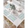 Set of napkins for setting the table "Pale zigzags", rectangular, size 32x46 cm, 4 pcs