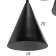Bayerlux chandelier 1342016/3 3XE14 40W black