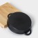 Cast iron pan “High circle with handles”, D = 18 cm, on a wooden stand
