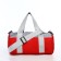 Youth bag with zipper, red color