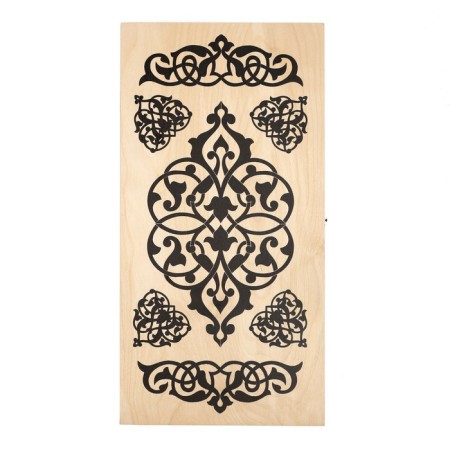 Backgammon "pattern" 50 x 50 cm, with a field for playing checkers