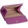 Wallet on the button, the map for maps (3)/coins/bill, purple color 10.2x9.5x3cm