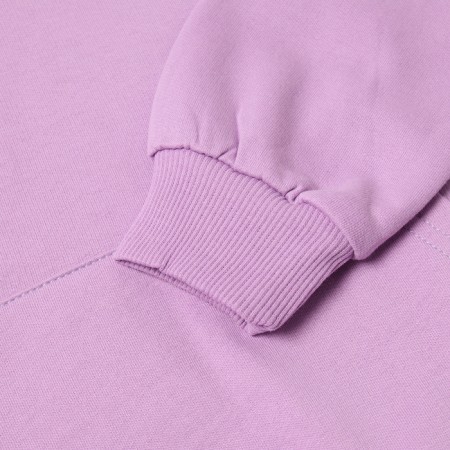 Sweatshirt for girls pile, lilac color, height 116-2