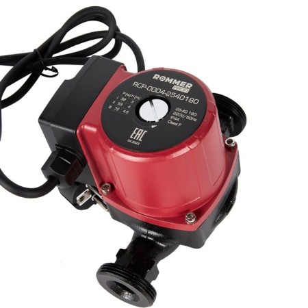 Circulation pump Rommer Profi 25/40-180, 72 watts, pressure 4 m, 3.4 l/min, cable 1.3 m-2