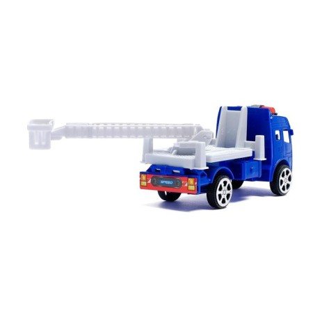The inertial car "Firefight", with a firefighter and a dog, mix-3
