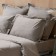 Fergy pillowcase set, size 50x70 cm, beige-gray color, 2 pcs