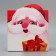 Folding box "Grandfather Frost", 15 x 15 x 8 cm, new year