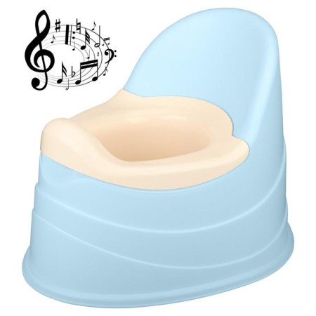 Children's musical pot, removable bowl, blue color