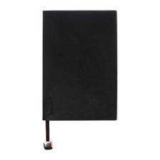 Organizer, A5, 116 sheets, cage, leatherette cover, brown cut, black