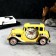 Clock - an alarm clock "Yellow car", with a suspension, D -7 cm, 24 x 4 x 11 cm, 3AAA