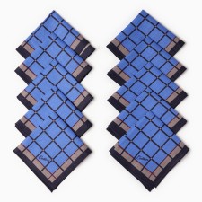 A set of men's handkerchiefs 30x30CM-10pcs, mix, calico, hl 100%