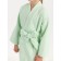 Waffle children's robe "kimono", size 30, mint color