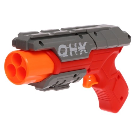 Blaster "Rotor", shoots with soft bullets, complete with a target, the color of a mix-7