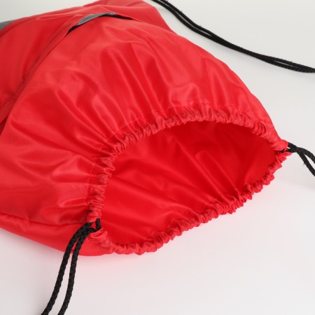 A bag for lightning shoes, "ZFTS", external pocket, red color-2