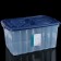 Commercial storage box with a lid, on wheels, 60 × 40 × 30 cm, color mix