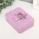Rectangular metal box "Paris in flowers" 12.5x9.5x4.2 cm
