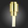Sconces st. SL1630.201.02. Cesena. 2x3 watts, G9, 15x37 cm, golden color