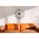 Watching clock, series: loft, smooth move, d-45 cm, black
