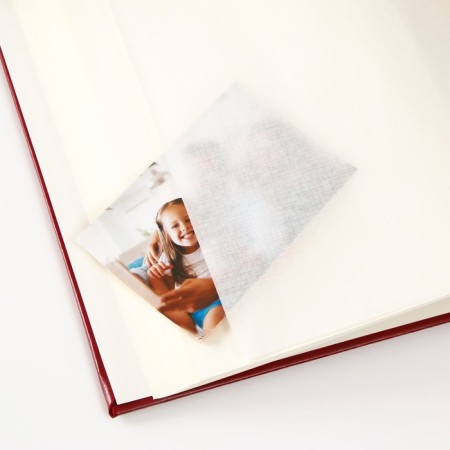 Photo album 29x32 cm. 50 sheets, "Classic" burgundy, claim. leather-5