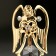Souvenir "Angel", 3.5 × 3.2 × 6.5 cm, with crystals