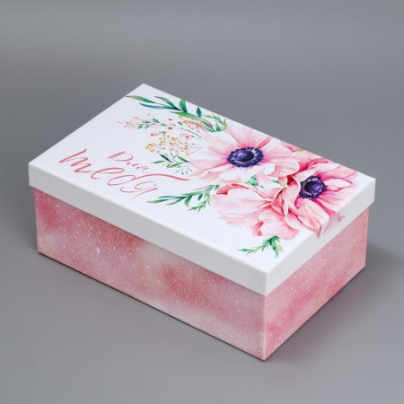 Set of boxes 5 in 1, gift packaging, “Flowers”, 22 x 14 x 8.5 - 32.5 x 20 x 12.5 cm-9