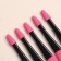 A set of applicators, 5 pcs, 6.5 cm, bilateral, black/pink color